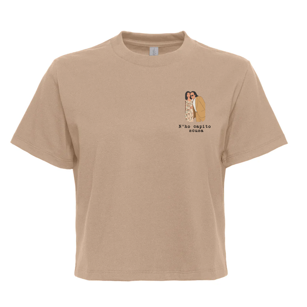 Top Crop Vintage Cinecult N ho capito scusa