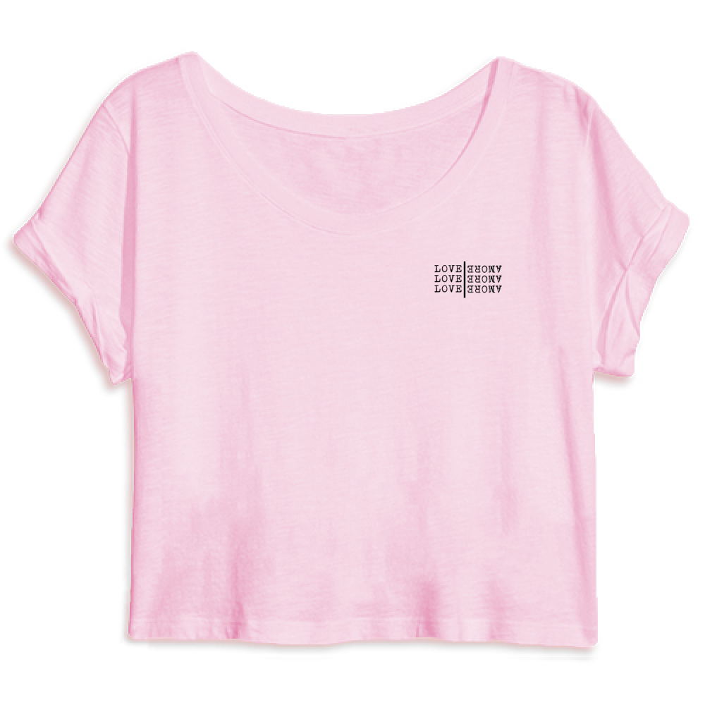 Top Crop Vintage Cinecult Love Love Love