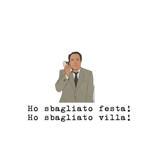 T-Shirt Men Premium Ho sbagliato festa