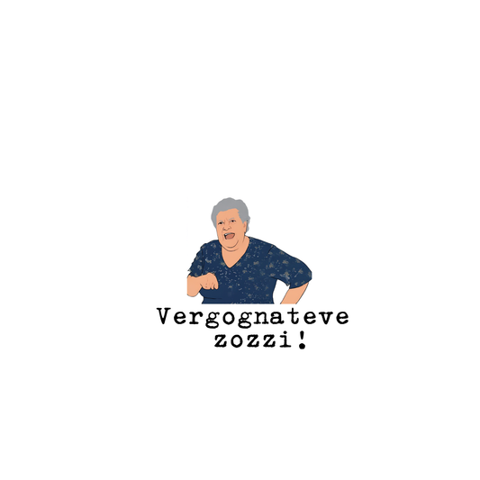 T-Shirt Men Premium Vergognateve zozzi