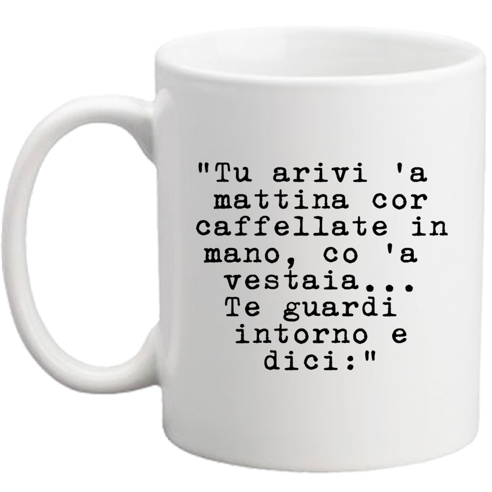 Tazza Vintage Cinecult ma ndo cazzo sto