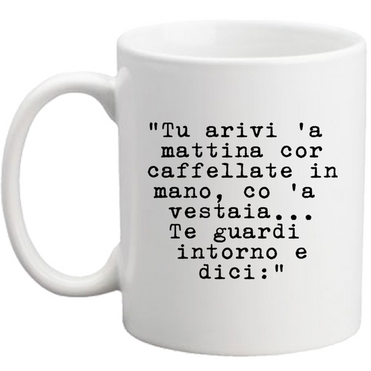Tazza Vintage Cinecult ma ndo cazzo sto