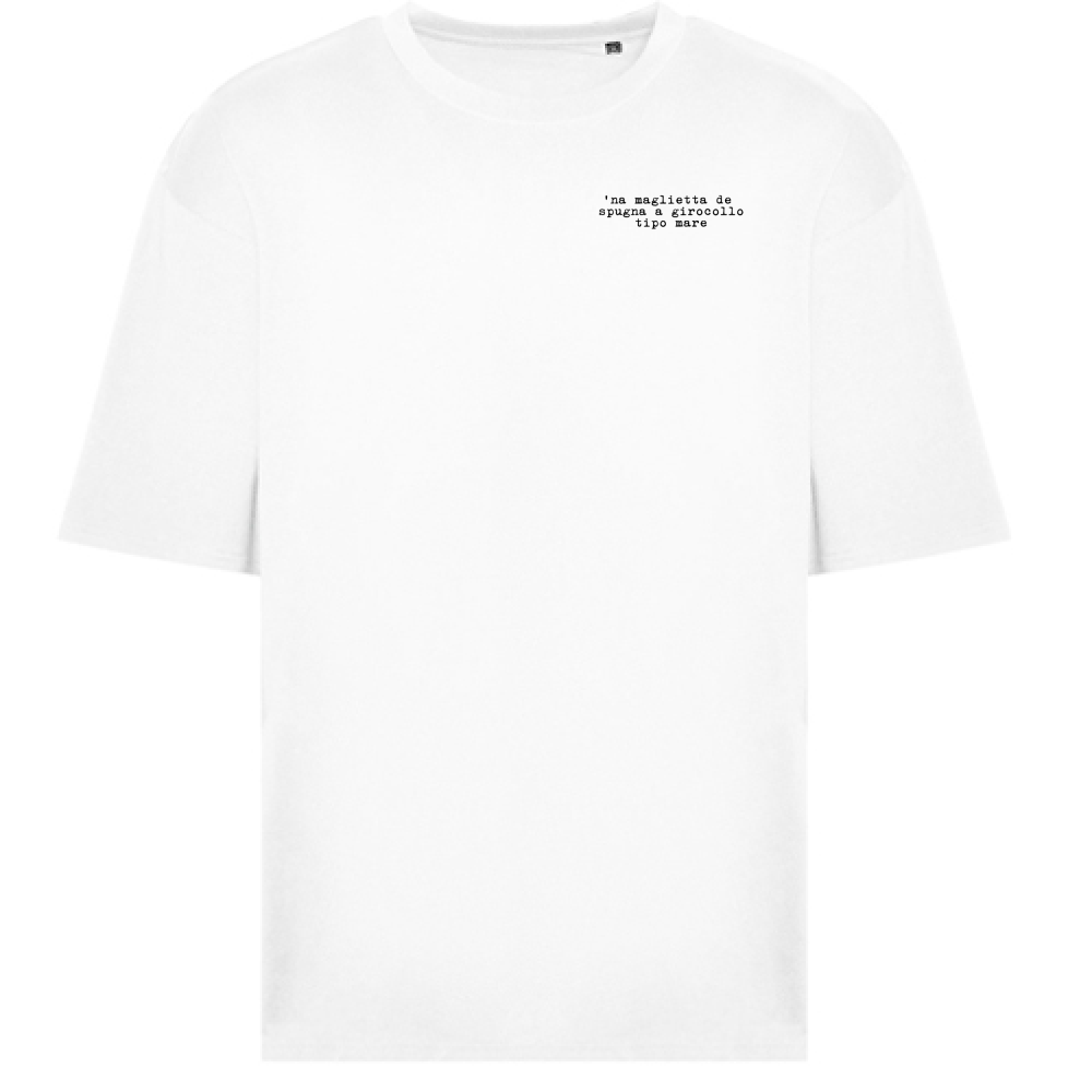 T-Shirt Oversize Na maglietta de spugna