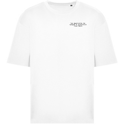 T-Shirt Oversize Na maglietta de spugna