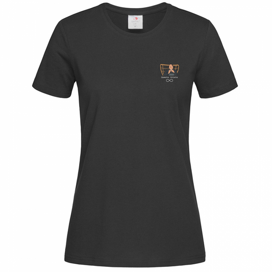T-Shirt Women Premium Questo cristo black