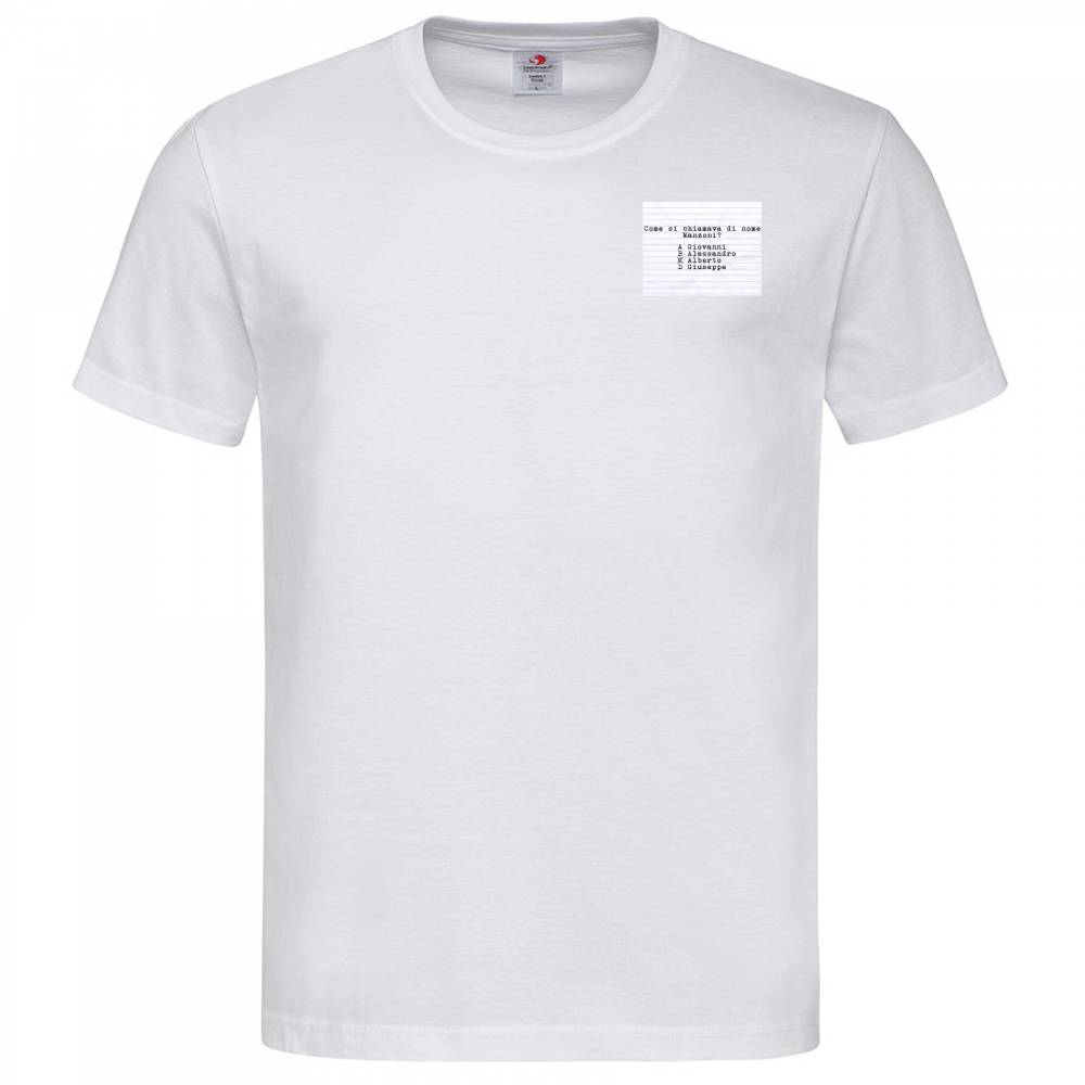 T-Shirt Men Premium Nome Manzoni