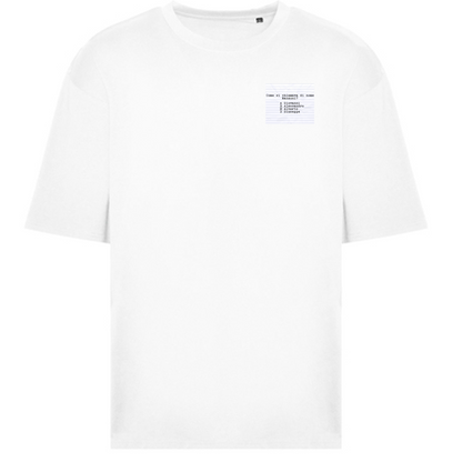T-Shirt Oversize Nome Manzoni