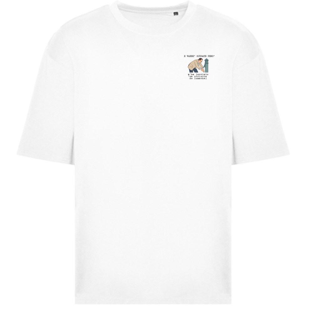 T-Shirt Oversize Na Striscia de lumache