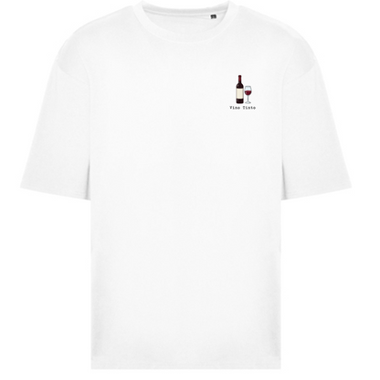 T-Shirt Vintage Cinecult Oversize  Vino Tinto