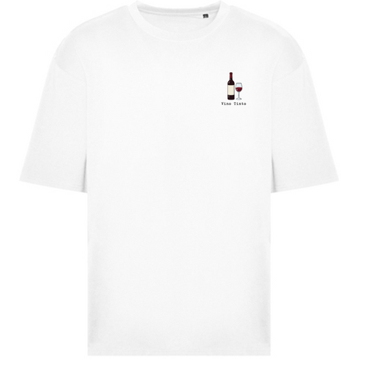 T-Shirt Vintage Cinecult Oversize  Vino Tinto