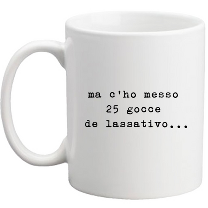 Tazza Vintage Cinecult 25 gocce di Lassativo