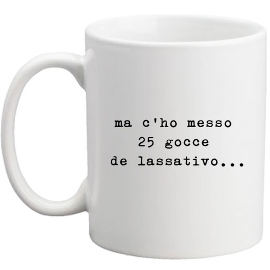Tazza Vintage Cinecult 25 gocce di Lassativo