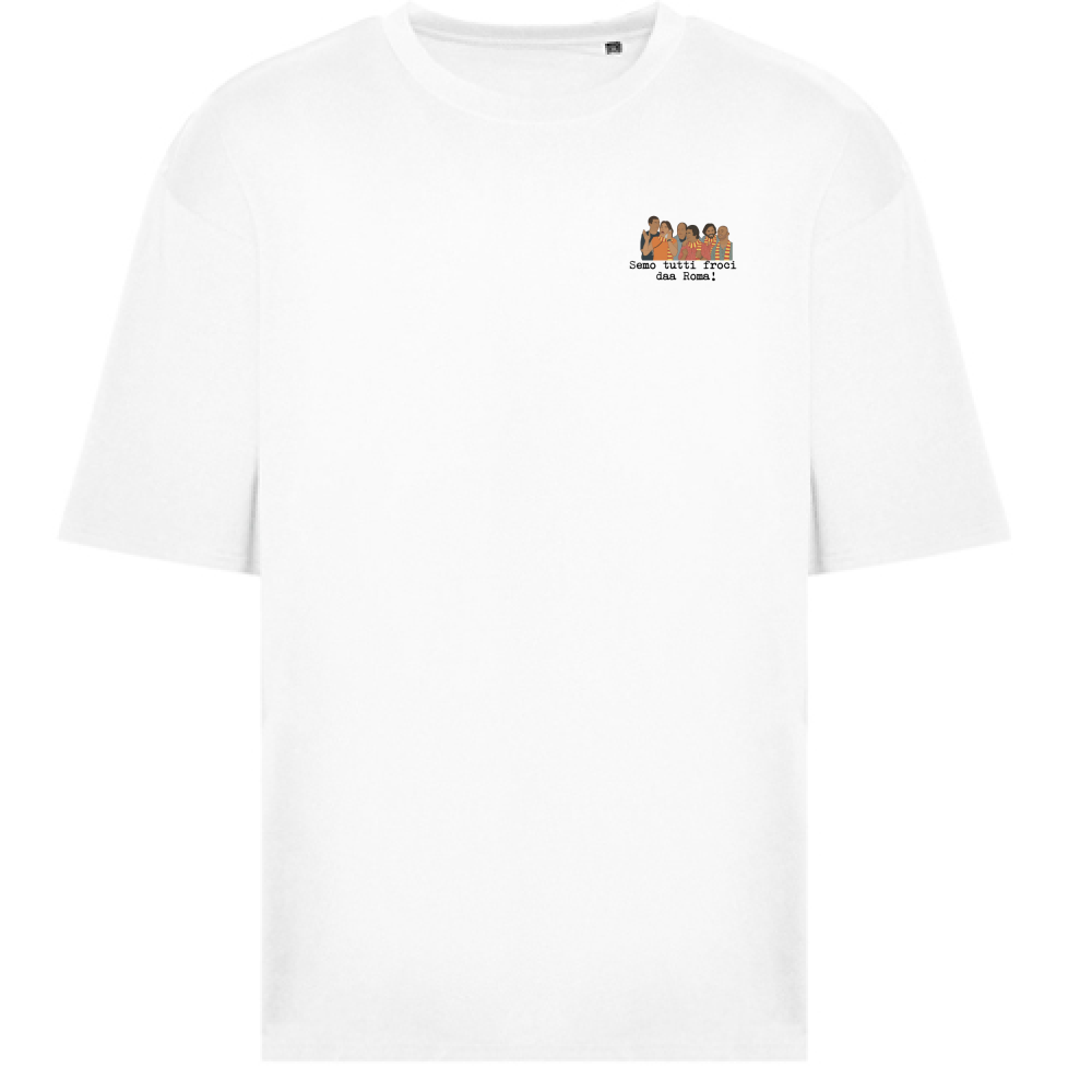 T-Shirt Oversize Semo tutti froci daa Roma