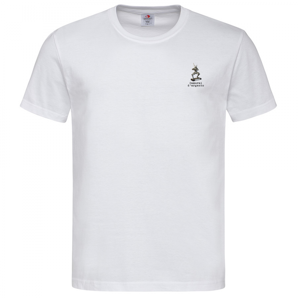 T shirt Vintage Cinecult Samurai D argento