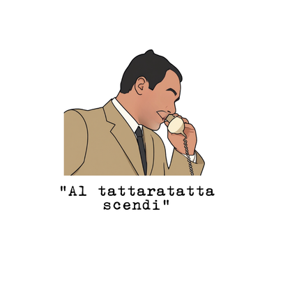 Tshirt Vintage Cinecult  Al Tattaratta