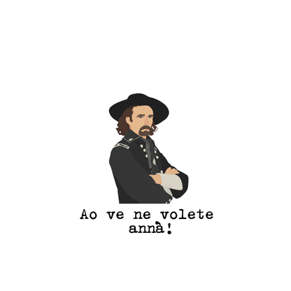 T-Shirt Oversize Ao ve ne volete annà