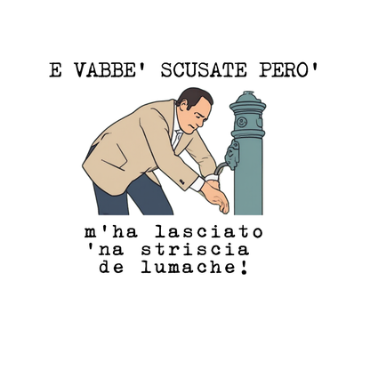 T-Shirt Oversize Na Striscia de lumache