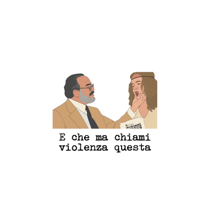 T-Shirt Oversize E che ma chiami violenza