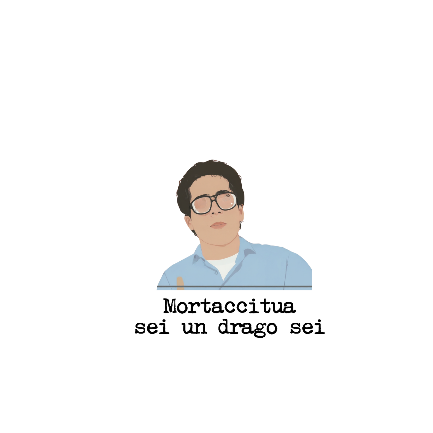 T-Shirt Oversize Mortaccitua sei un drago sei