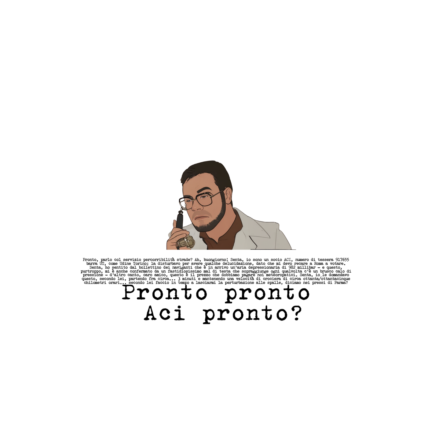 T-Shirt Men Premium Pronto Aci