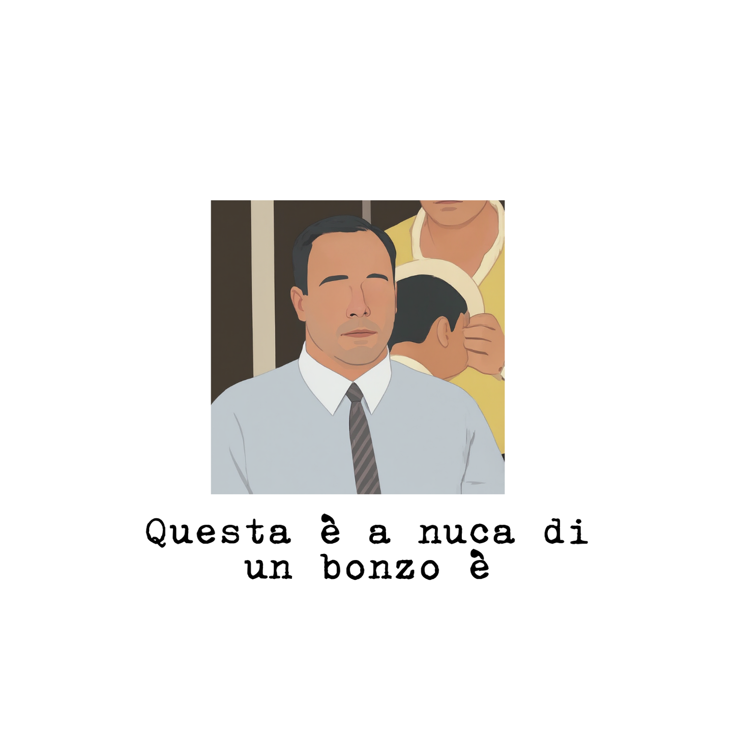 T-Shirt Oversize La nuca de un bonzo