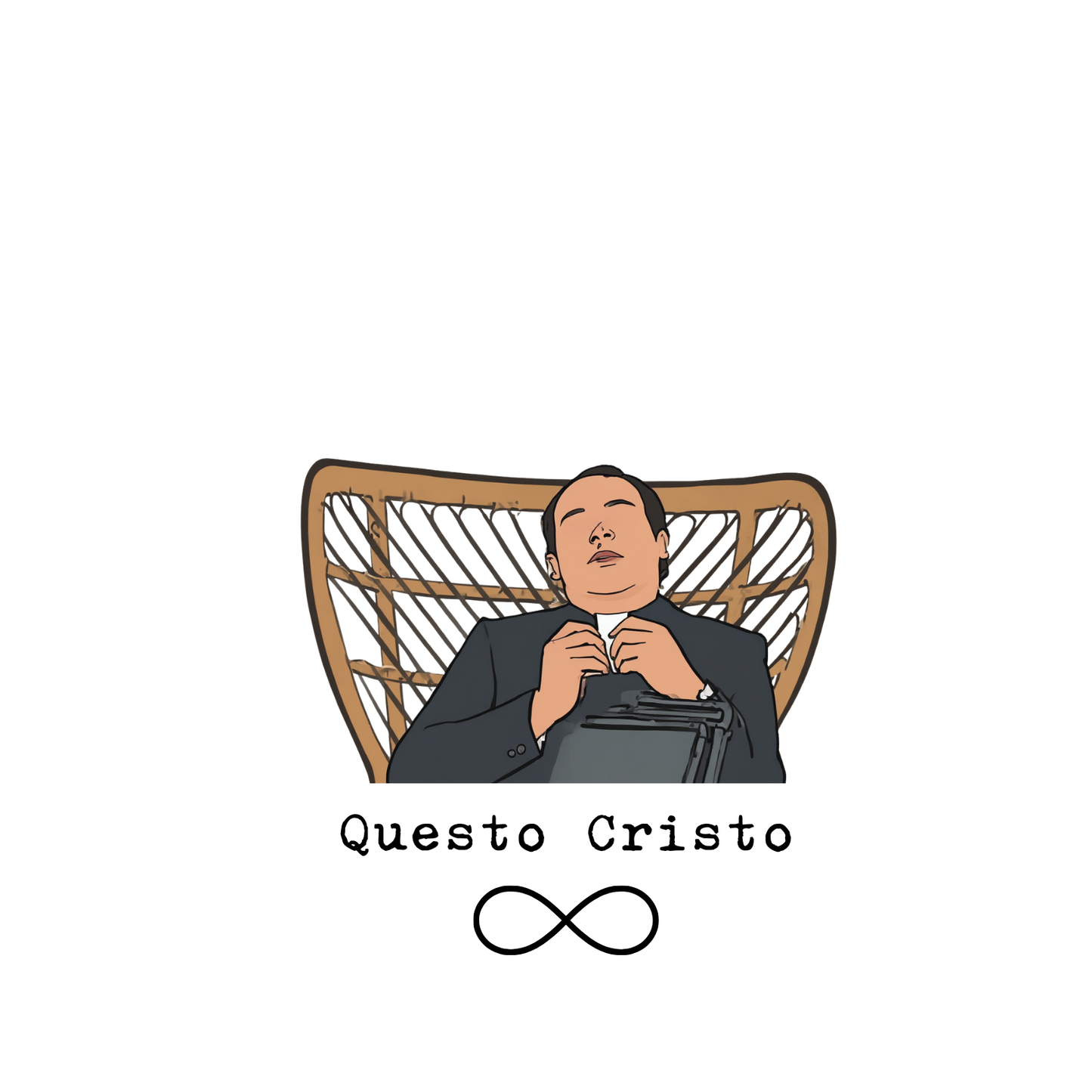 T-Shirt Vintage Cinecult Oversize Questo Cristo