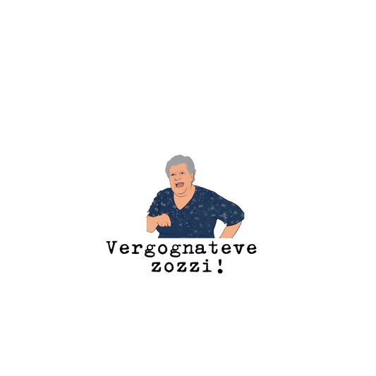 T-Shirt Women Premium Vergognateve zozzi